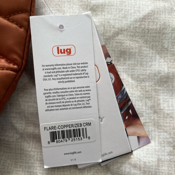 NWT! Lug Flare Crossbody Bag in Copper Brown - Picture 2 of 8